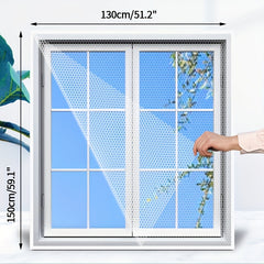 DIY Mosquito Proof Window Screen Mesh with Magic Tape