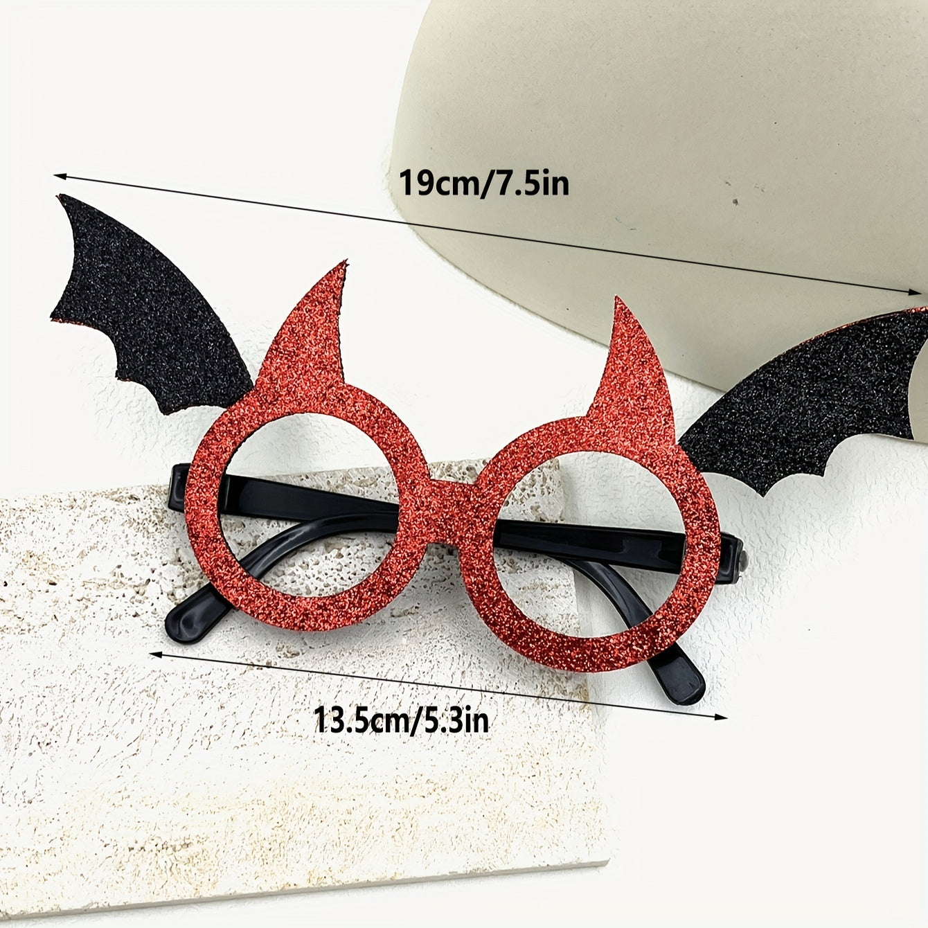 Halloween Dress Up Glasses Frame Pumpkin Spider Bat Party Supplies