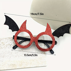 Halloween Dress Up Glasses Frame Pumpkin Spider Bat Party Supplies