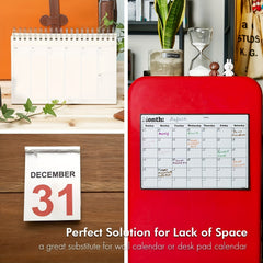 Fridge Calendar Magnetic Dry Erase Whiteboard Stickers