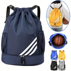 Large Capacity Drawstring Backpack for Sports