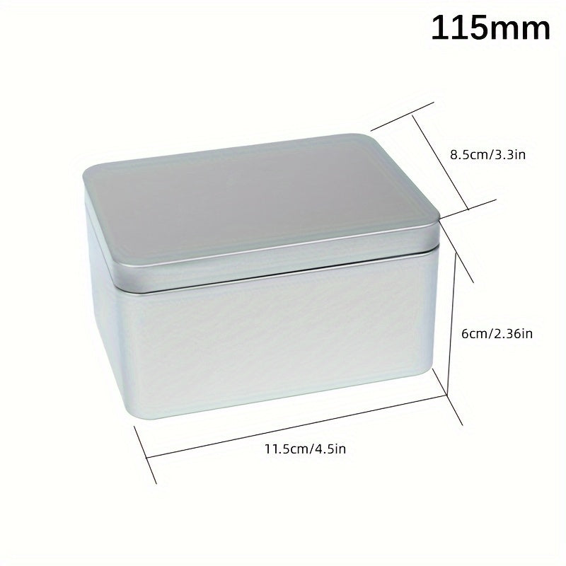 Mini Tinplate Soap Box Rectangular Tin Case Storage Organizer Tin Storage Box