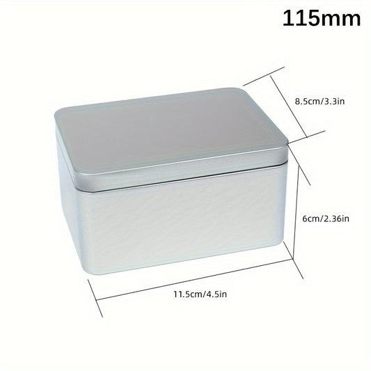 Mini Tinplate Soap Box Rectangular Tin Case Storage Organizer Tin Storage Box