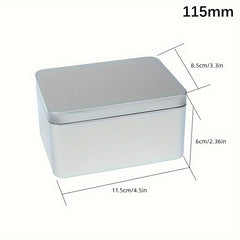 Mini Tinplate Soap Box Rectangular Tin Case Storage Organizer Tin Storage Box