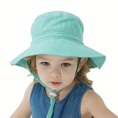 Summer Sun Hat Outdoor Drawstring Hat UV Protection Breathable Hat