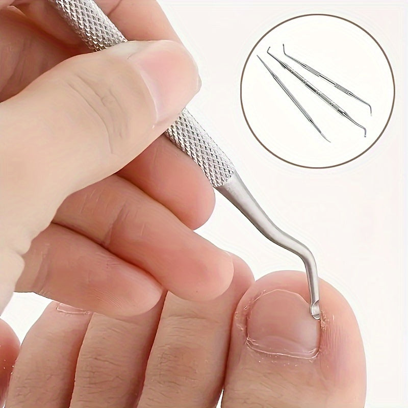 Stainless Steel Ingrown Toe Correction Nail Files Manicure & Pedicure Tools