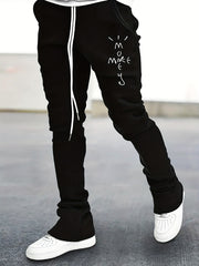 Men's Comfy Flared Trousers Casual Stretch Hip Hop Joggers