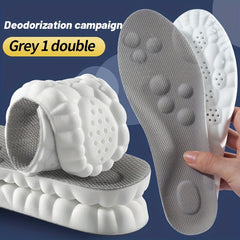 Latex Sport Insoles Soft High Elasticity Arch Support Running Insoles