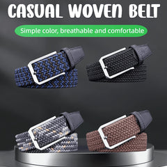 Men's Canvas Golf Web Belt Outdoor Tactical Pin Buckle Belt