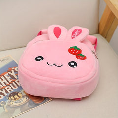 Kid's Cartoon Animal Fuzzy Backpack Small Casual Bag