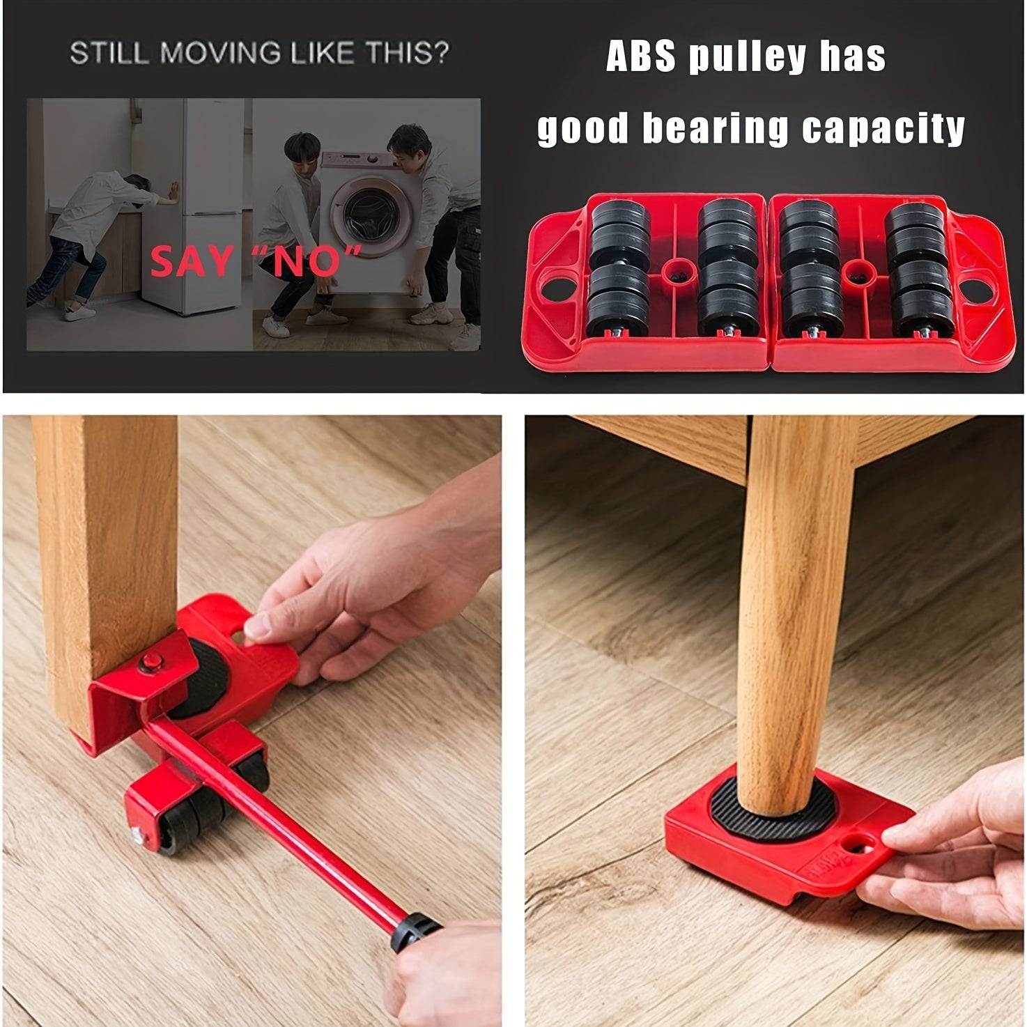 Furniture Sliders Lifter Appliance Movers Dolly Pads Slider For Hardwood Floors