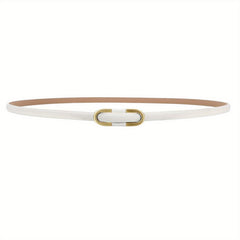 Long Buckle Thin Waist Belt for Women