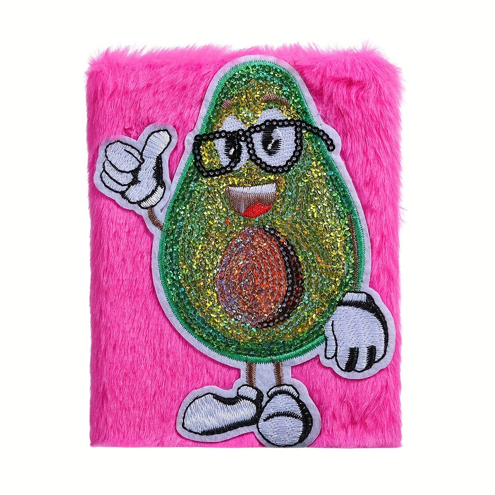 Avocado Cartoon Notebook - Creative Diary for Girls