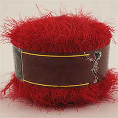 Long Hair Mink Plush Wool Thread Coral Fleece Scarf