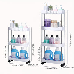 Small Cart Kitchen Shelf Bathroom Storage Rack