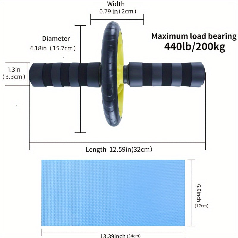 Ab Roller Wheel Abdominal Muscle Trainer 1pc