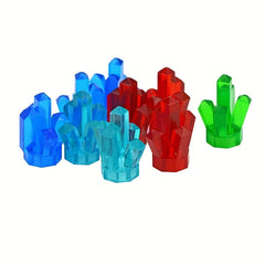 50pcs MOC Transparent Crystal Stone Building Blocks Model Accessories