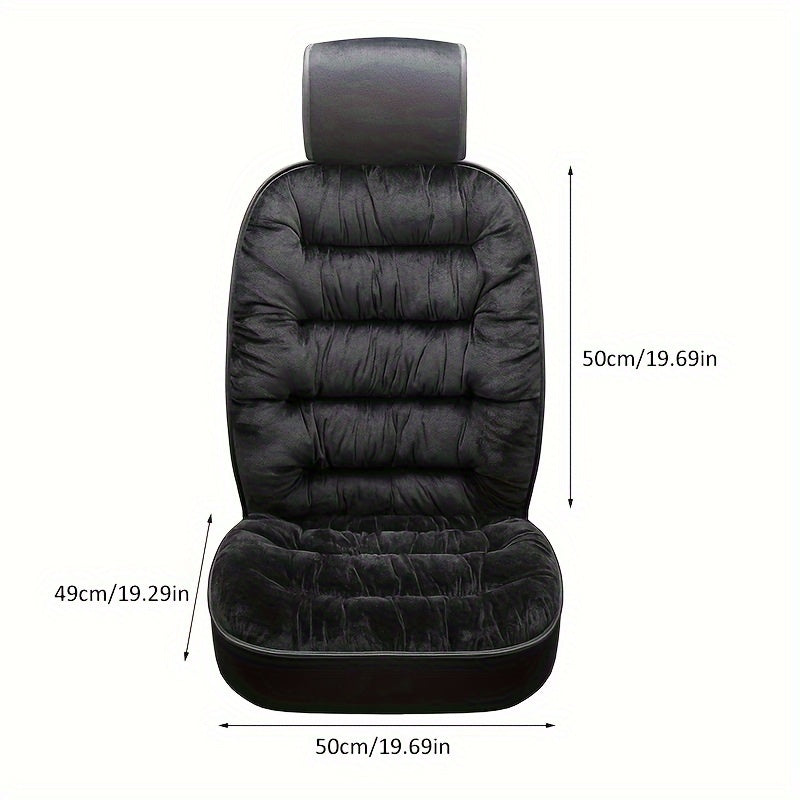 Car Plush Seat Cushion Winter Warm Car Seat Protection Pad