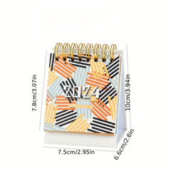 Mini Desk Calendar Decoration Card Student Small Desk Calendar