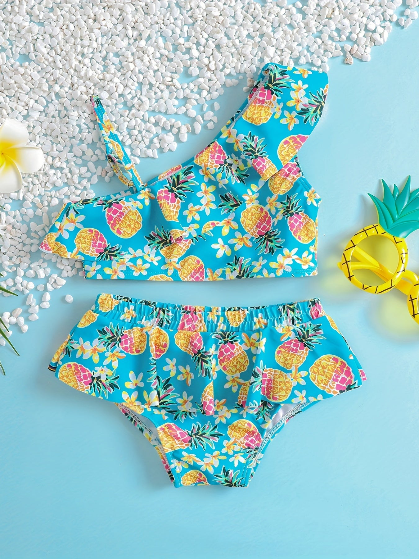 2pcs Strawberry Bikini Girls Beach Swimwear Summer Bathing Suits