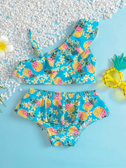 2pcs Strawberry Bikini Girls Beach Swimwear Summer Bathing Suits