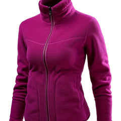 Double Sided Fleece Anti-Static Warm Jacket Women's Sportswear