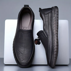 Men's Hollow Out Loafer Shoes Comfortable Non Slip Casual Shoes