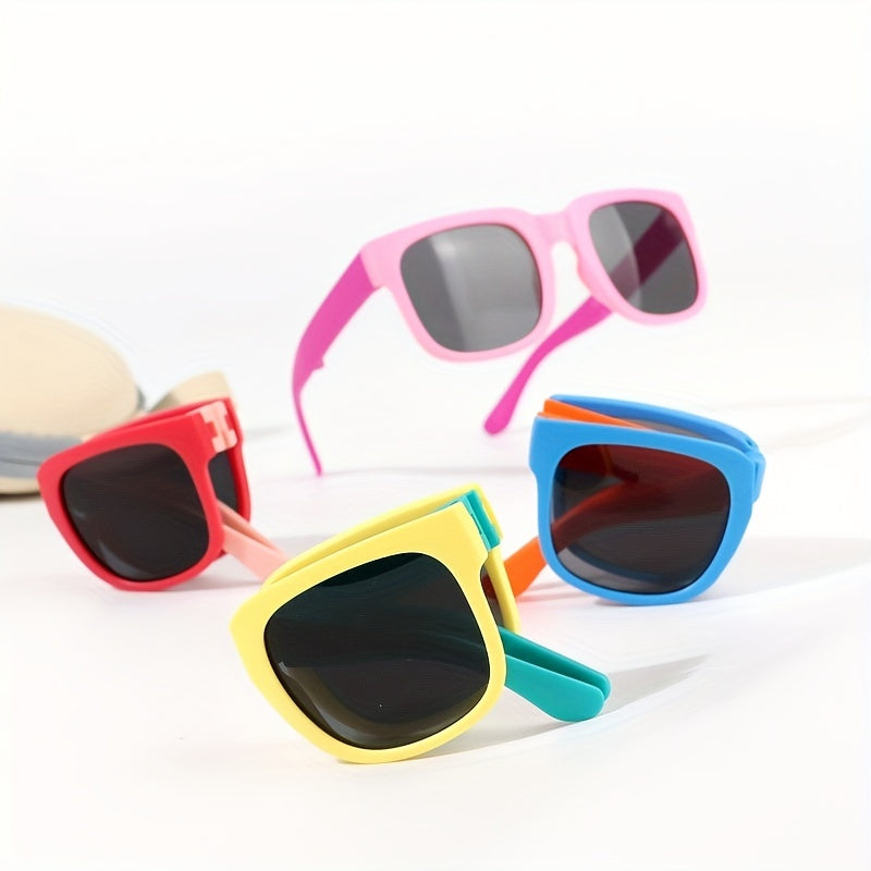 Children's Folding Bicolour Sunglasses UV Protection