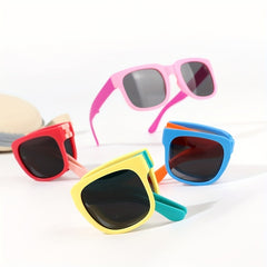 Children's Folding Bicolour Sunglasses UV Protection