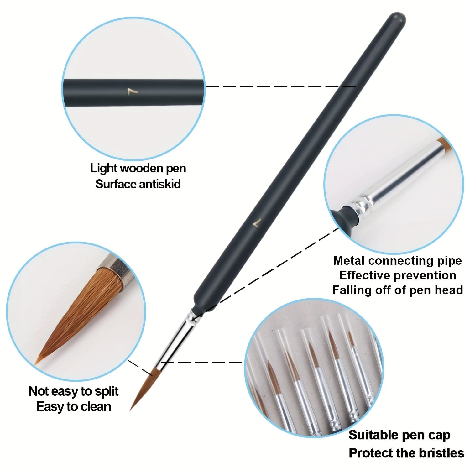Detail Painting Brushes Set for Kids