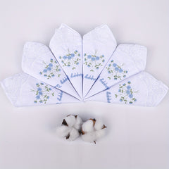 Bridal Wedding Handkerchiefs with Lace Trim Something Gift