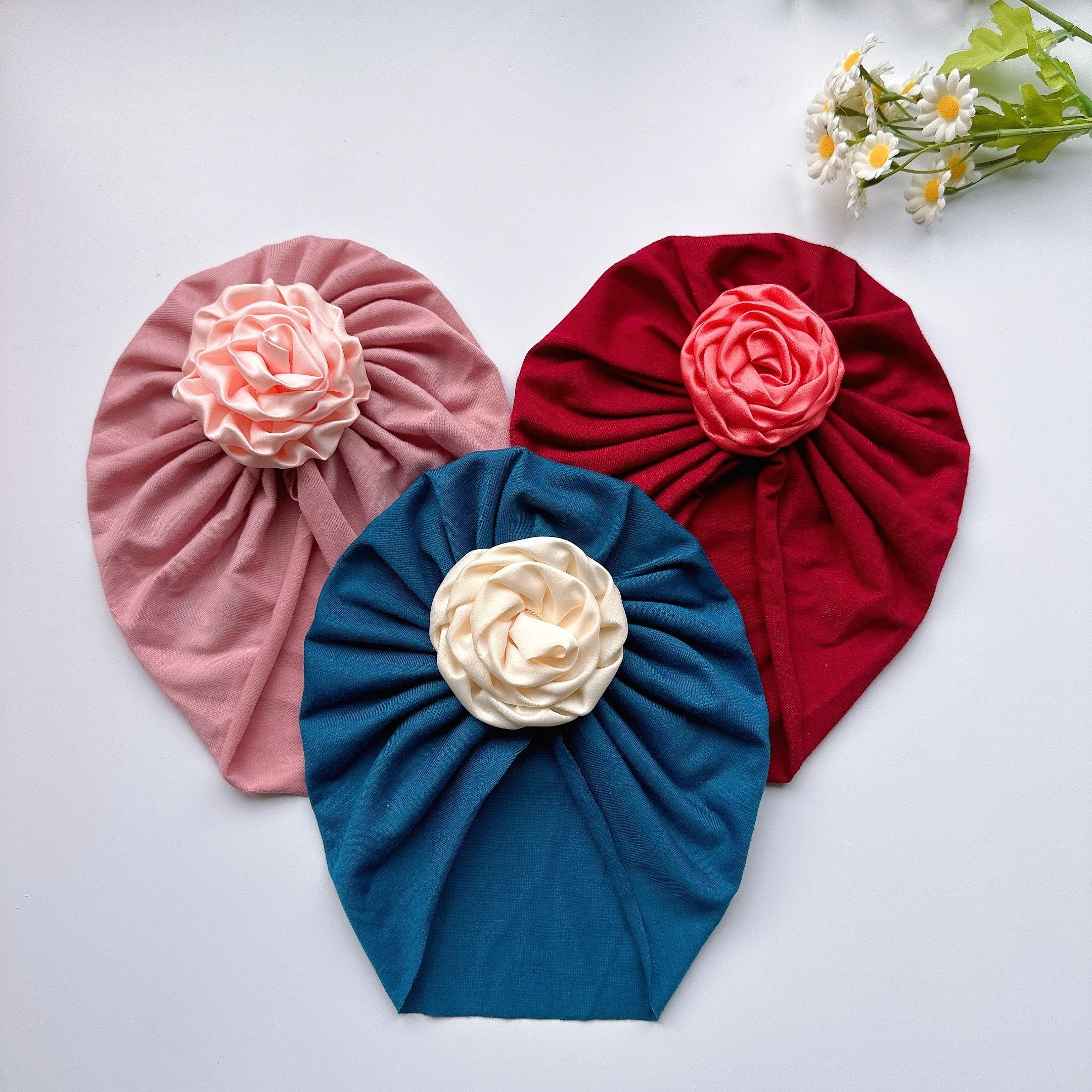 Baby Girls Bowknot Turban Soft Hair Wrap Headband