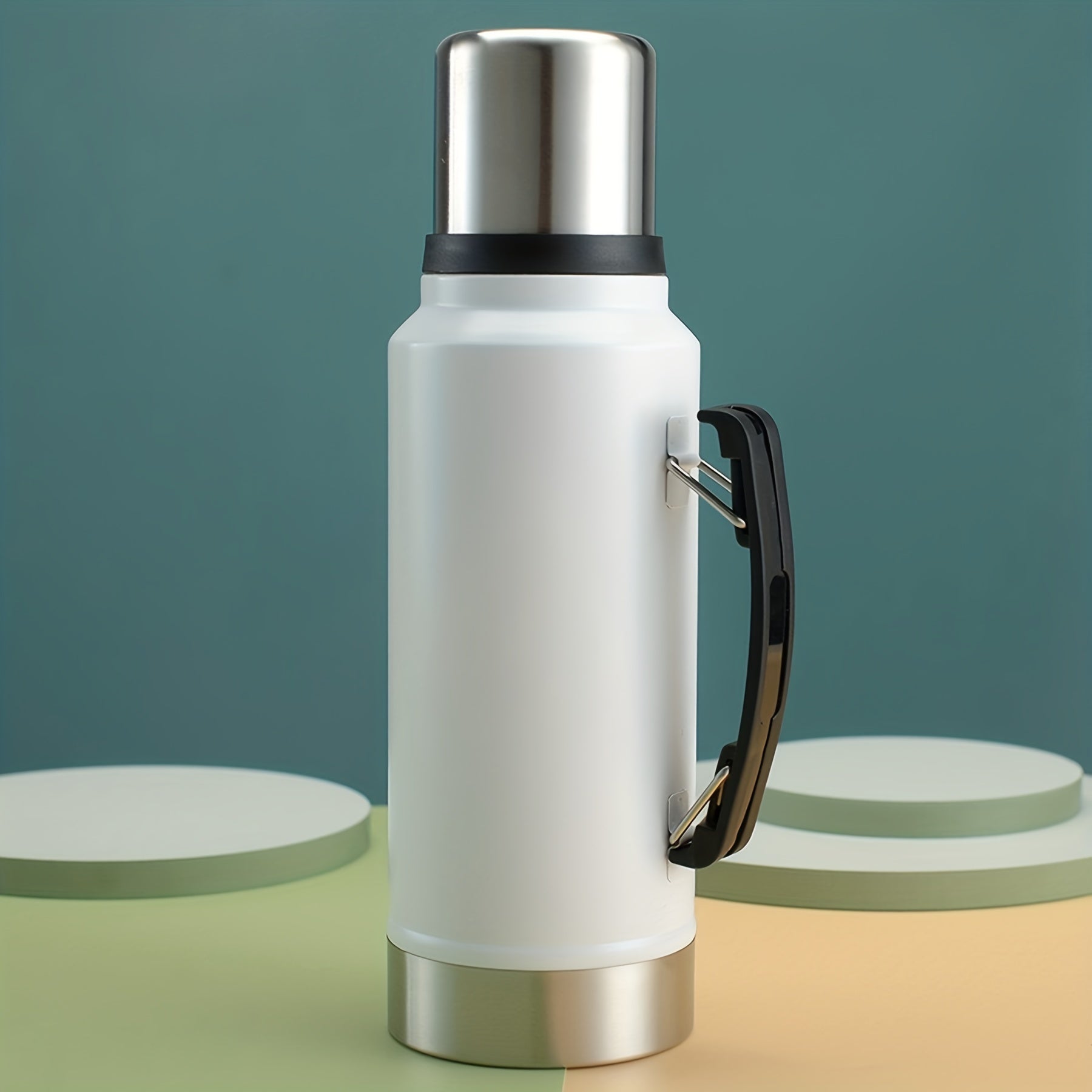 Large Capacity Stainless Steel Insulation Cup Vacuum Travel Water Kettle