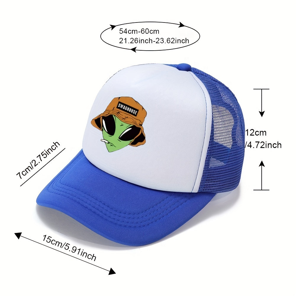 Mesh Breathable Sunshade Sports Trucker Cap Summer Sunscreen Mesh Hat