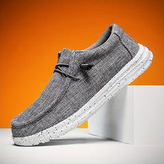 Men's Canvas Slip On Sneakers Lightweight Non Slip Shoes