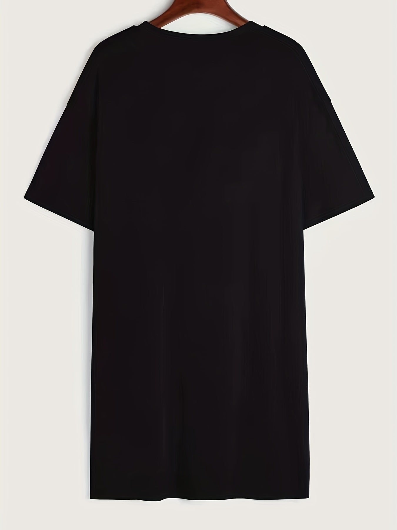 Halloween Grim Reaper Print Tee Dress