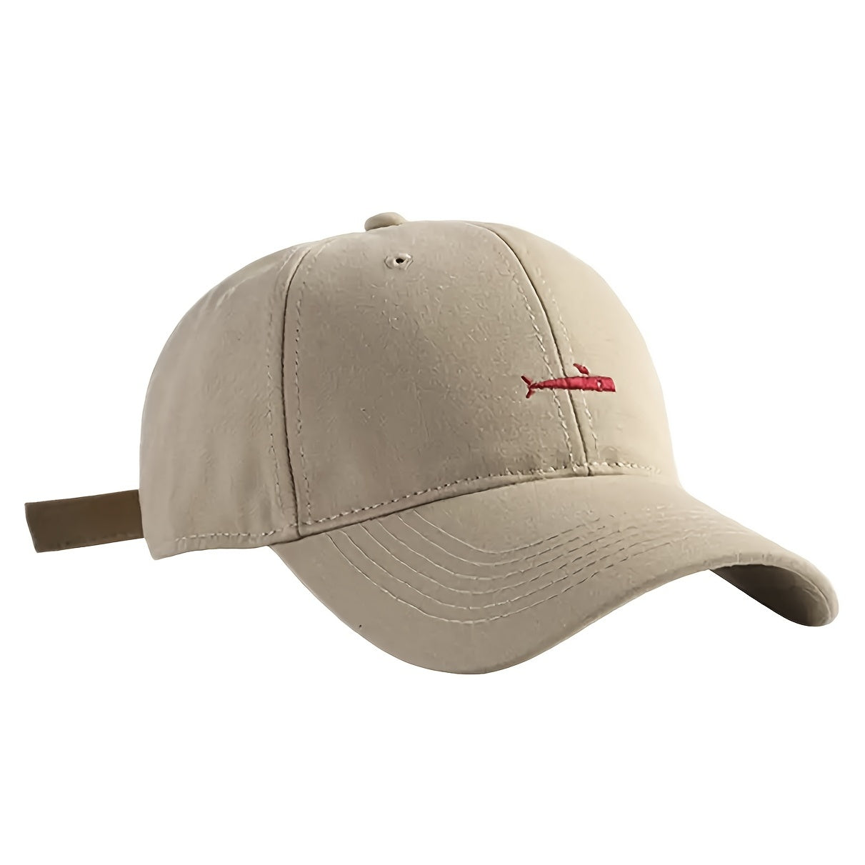 Fish Embroidered Baseball Cap Adjustable Hip Hop Trucker Sun Hat