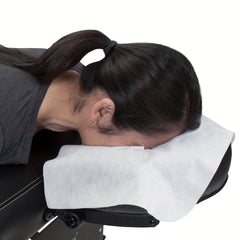 100pcs Disposable Massage Headrest Pads Face Cradle Covers