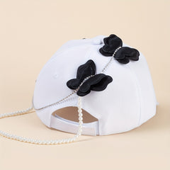 Butterfly Chain Decor Baseball Cap & Sun Hat Adjustable