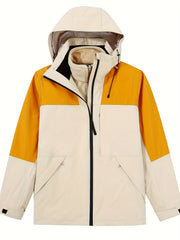 3-in-1 Detachable Outdoor Jacket with Zip Pockets
