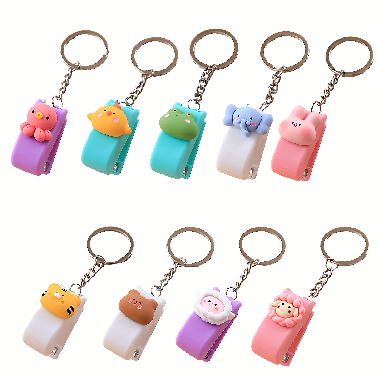 Mini Stapler Key Ring Portable Books Binding Machines File Organizer