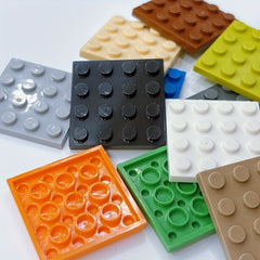 9pcs 4x4 Base Plates Building Blocks DIY Scene Toys for Birthday