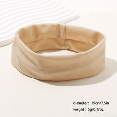 6pcs Sports Sweatband Stretchy Headband For Women Men