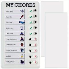 Chore Table Memo List Board Daily To Do List Plan Checklist Adult Chore Table