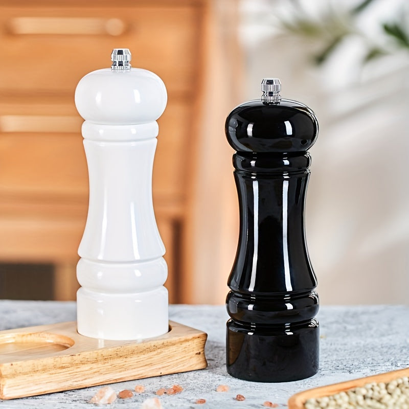Wood Manual Grinder Set and Classic Style Salt Pepper Ceramic Mill