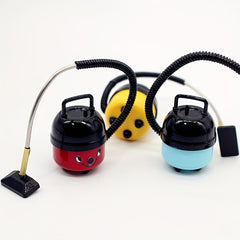 1:12 Scale Metal Vacuum Cleaner Vintage Appliance Dollhouse Red Accents