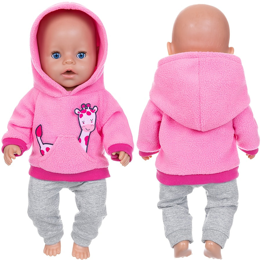 Doll Clothes for 17 Inch Dolls - Jumpsuit Integrated with Dolls