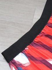 High Waist Pleated Skirt for Spring & Summer