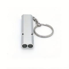 Double Hole Survival Whistle Portable Lifesaving Whistle