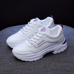 Women's Letter Soft Sole Running Shoes Athletic Sneakers